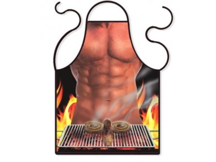 Zástěra Muž grill - BBQ