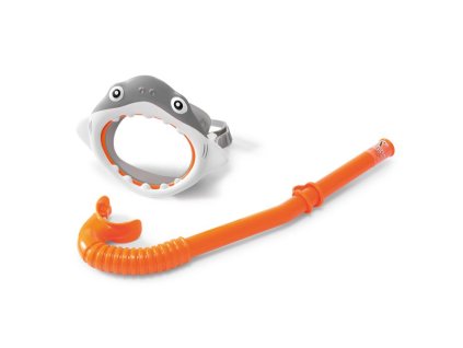 Sada potápěčská - brýle - šnorchl - žralok (3 - 8 let) - 2 ks