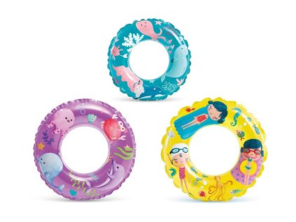 Nafukovací kruh vodní svět - mix 3 druhy - 61 cm (6-10 let)