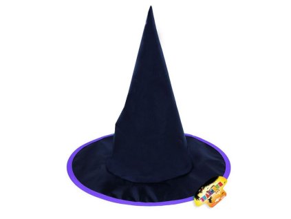 Klobouk čarodějnice - čaroděj - dětský - Halloween