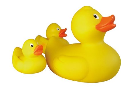 Kačení rodinka, bez ftalátů, 8,6 cm, v sáčku