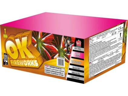 Ohňostroj - BATERIE VÝMETNIC OK FIREWORKS 200 RAN 1/1