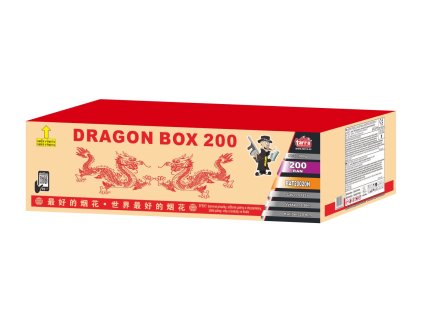Ohňostroj - BATERIE VÝMETNIC DRAGON BOX 200 RAN 1/1