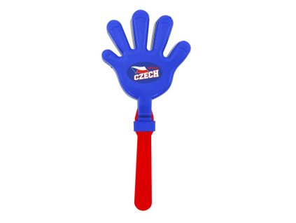 Tleskačka modrá - hokej - ČR fanoušek - 24 x 11 cm