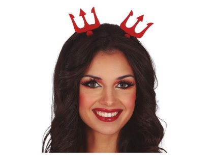 Čelenka čert - čertice - vidle - Mikuláš - Vánoce