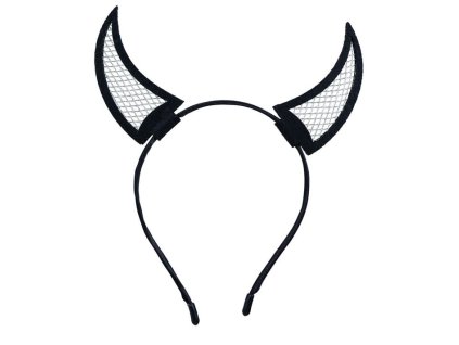 Čelenka s rohy - čert - čertice - Mikuláš - Vánoce