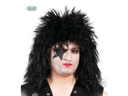 Černá paruka - Rocker