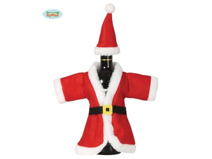 Vánoční obal na láhev - Mikuláš - Santa Claus - Vánoce