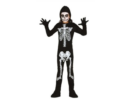 Dětský kostým KOSTRA - kostlivec - vel.3-4 roky - Halloween