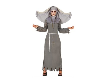 Kostým ďábel jeptiška - sestra - vel. M (38-40) - HALLOWEEN