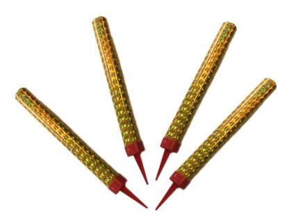 PÁRTY FONTÁNA Smokelles Party Candle 18 cm - 4 ks - 60 sec., 4/90/1