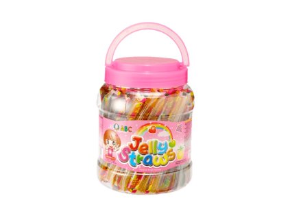 fruit jelly straws in jar assorted 1000g bonbony