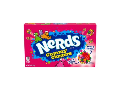 nerds gummy clusters theater box bonbony 85g