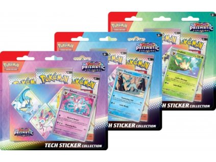 Pokemon - TCG Scarlet And Violet Prismatic Evolutions Tech Sticker Collection 1 Random Selection from Assortment