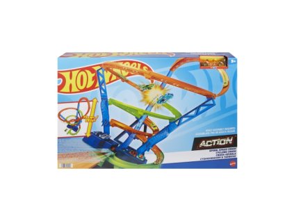 Mattel - Hot Wheels Action Spiral Speed Crash