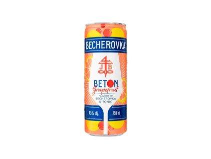 becherovka beton grapefruit 0 25l alkoholicky napoj drink