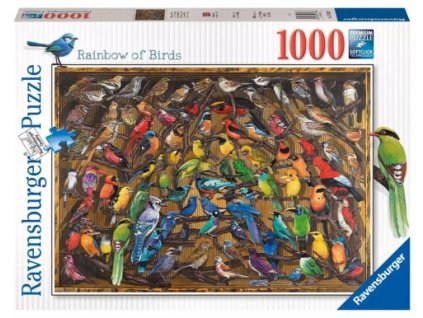 Ravensburger - Puzzle 1000 Rainbow Of Birds