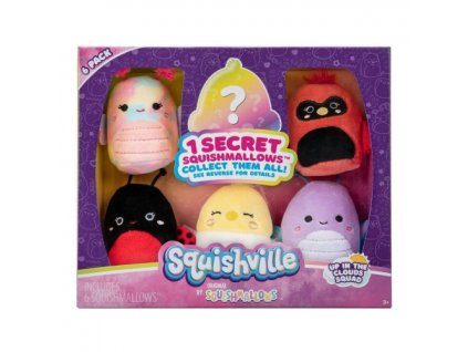 Jazwares - Squishville By Squishmallows Up In The Clouds Squad 6 Pack