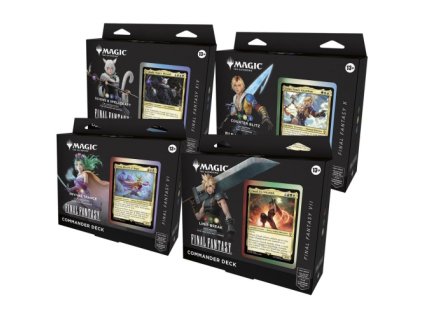 Magic the Gathering - Final Fantasy Commander Decks Display 4 Pcs