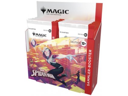 Asmodee - Magic The Gathering Marvel s Spiderman Collector Display 12 Pcs (German)
