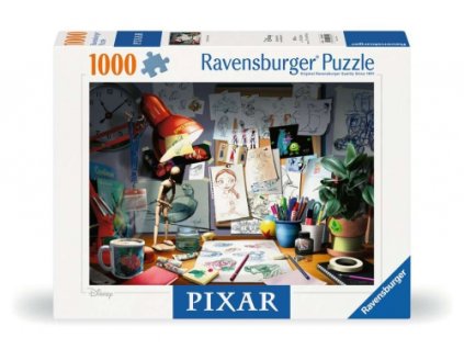 Ravensburger - Puzzle 1000 Disney Pixar The Artists Desk