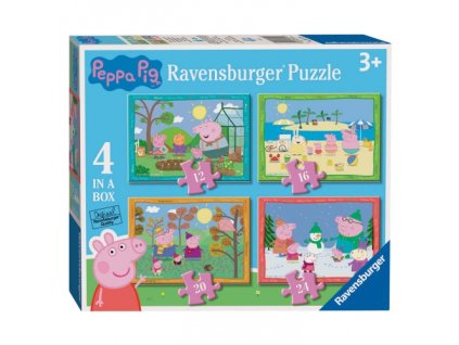Ravensburger - Puzzle 4in1 Peppa Pig Seasons