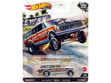 Mattel - Hot Wheels Premium Car Culture 64 Chevy Nova Gasser / from Assort