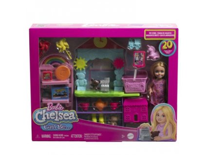 Mattel - Barbie Chelsea Can Be Toy Store Playset With Small Blonde Doll