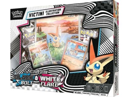 Pokemon - TCG Scarlet And Violet Black Bolt And White Flare Victini Illustration Collection