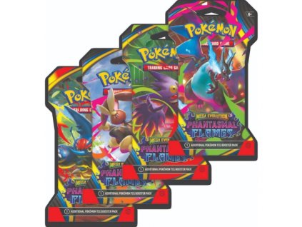 Pokemon - TCG Mega Evolution Phantasmal Flames Sleeved Booster Pack Assortment