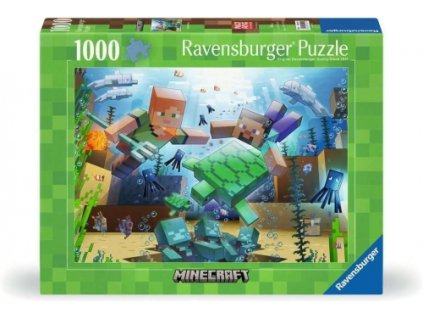 Ravensburger - Puzzle 1000 Minecraft Mosaic