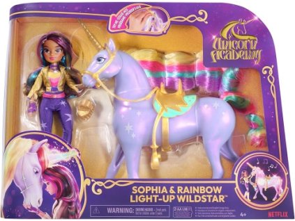 Spin Master - Unicorn Academy Set Sophia And Wildstar Rainbow Light