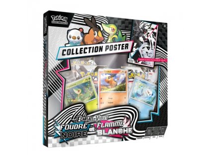 Pokemon - TCG Scarlet And Violet Black Bolt And White Flare Poster Collection (French)