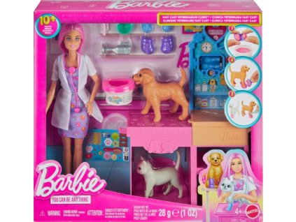 Mattel - Barbie You Can Be Anything Fast Cast Veterinatian Clinic