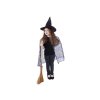 Kostým čaroděj - čarodějnice s pláštěm + kloboukem / HALLOWEEN