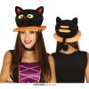 Čepice - černá kočka - kočička - Čarodějnice - Halloween