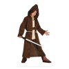 Kostým bojovník - hnědý plášť - Jedi - vel. (10-12 let)