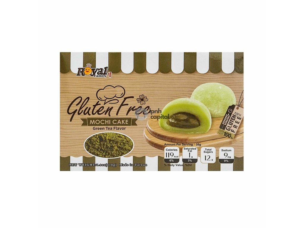 mochi green tea gluten free 210g q