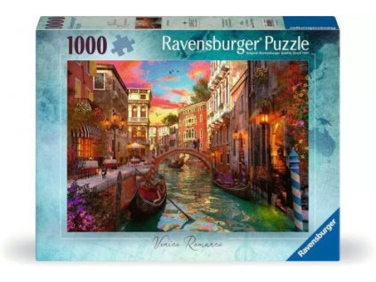 Ravensburger - Puzzle 1000 Benátky Romantika