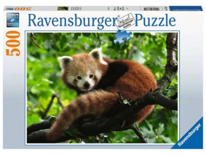 Ravensburger - Puzzle 500 Sladká červená panda