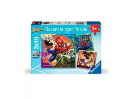 Ravensburger - Puzzle 3x49 Marvel Spider-Man