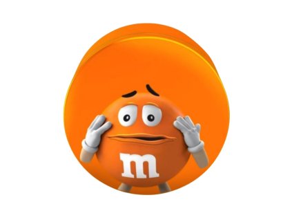 mms doza cokoladove bonbony 200g oranzova