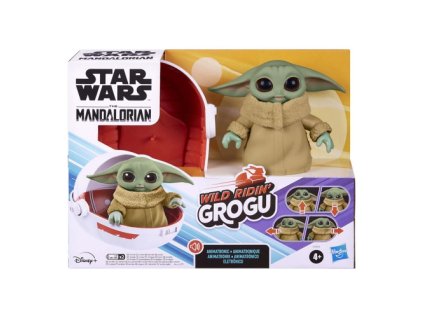 Hasbro - Star Wars The Mandalorian Divoký jazdec Grog Interaktívna figúrka