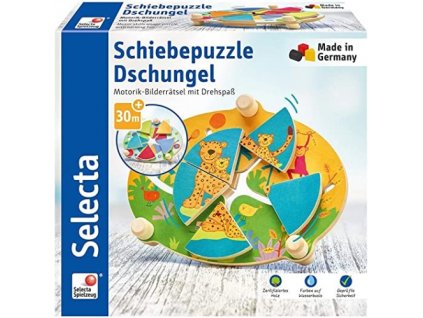Selecta - Posuvné puzzle džungle