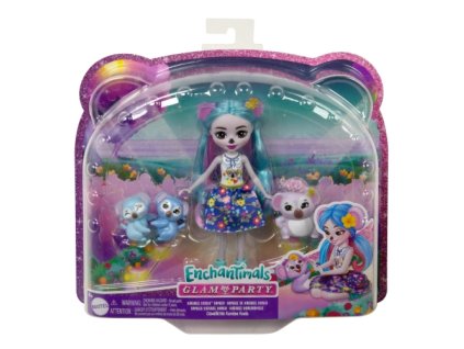 Mattel - Enchantimals Glam Party Karalee Koala Family