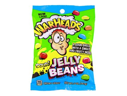 Warheads Sour Jelly Beans 141g