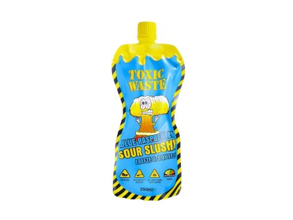 toxic waste slush modra malina kysla 250ml