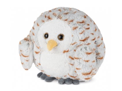 Cozy Noxxiez - Plyšový vankúš na zahriatie rúk Snehová sova