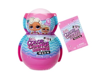 MGA - Lol Surprise 2 v 1 Módne bábiky Surprise Me a Lil Sis