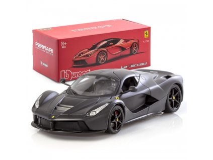 Bburago - 1:18 Laferrari Matt Black / od Assort